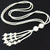 Baroque Style Long Faux Pearl Sweater Chain Necklace