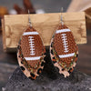 Triple-Layered Volleyball Dangle Earrings