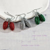 Sparkling Christmas Lamp Drop Earrings