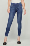 Cello Mid Rise Pull On Crop Skinny w. Rolled Hem