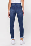 Cello Mid Rise Pull On Crop Skinny w. Rolled Hem