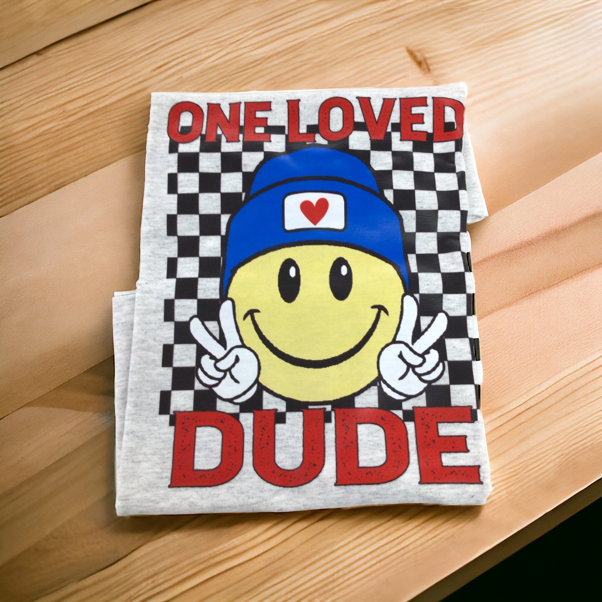 One Loved Dude Men's Grey Valentine's T-Shirts