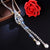 Versatile Sparkling Teardrop Rhinestone Sweater Chain Necklace