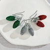 Sparkling Christmas Lamp Drop Earrings